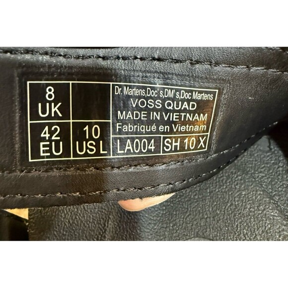 Dr. Martens Women’s Voss Quad Platform Sandal Black Hydro Size 10 New - Picture 7 of 7